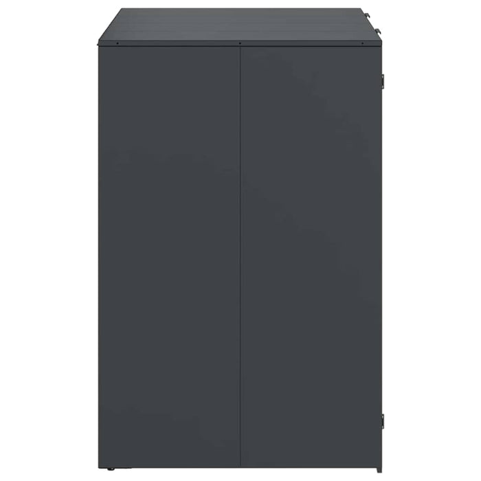 Depozitare pentru 3 pubele Wheelie 340 x 77.5 x 115.5 cm Oțel - WALTI WALTI