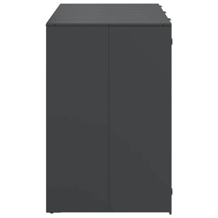 Depozitare pentru 3 pubele Wheelie 340 x 77.5 x 115.5 cm Oțel - WALTI WALTI