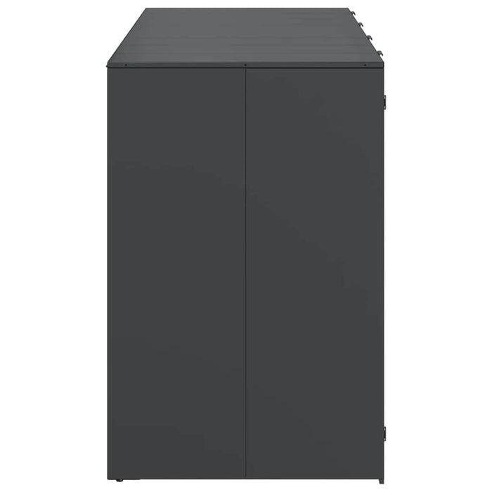 Depozitare pentru 3 pubele Wheelie 340 x 77.5 x 115.5 cm Oțel - WALTI WALTI