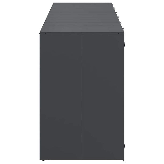 Depozitare pentru 3 pubele Wheelie 340 x 77.5 x 115.5 cm Oțel - WALTI WALTI