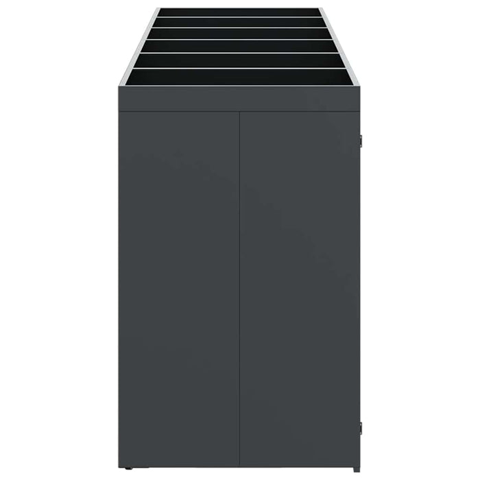 Depozitare pentru 3 pubele Wheelie 340 x 77.5 x 115.5 cm Oțel - WALTI WALTI