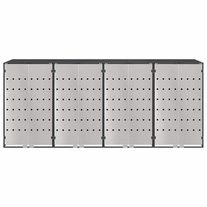 Depozitare pentru 3 pubele Wheelie 340 x 77.5 x 115.5 cm Oțel - WALTI WALTI