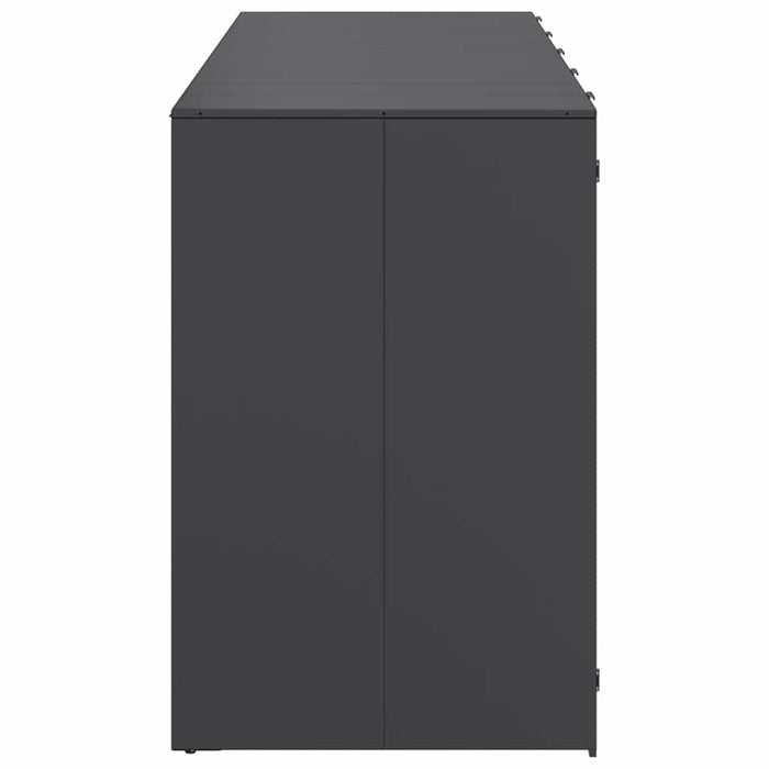 Depozitare pentru 3 pubele Wheelie 340 x 77.5 x 115.5 cm Oțel - WALTI WALTI