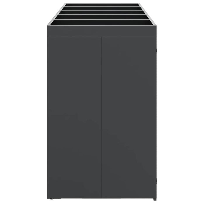 Depozitare pentru 3 pubele Wheelie 340 x 77.5 x 115.5 cm Oțel - WALTI WALTI