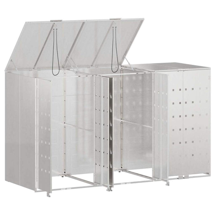 Depozitare pentru 3 pubele Wheelie 340 x 77.5 x 115.5 cm - WALTI WALTI