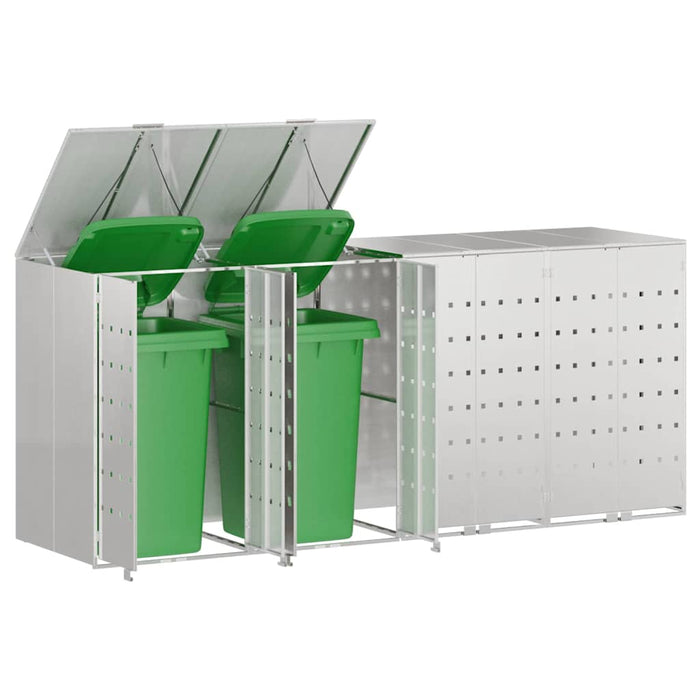 Depozitare pentru 3 pubele Wheelie 340 x 77.5 x 115.5 cm - WALTI WALTI