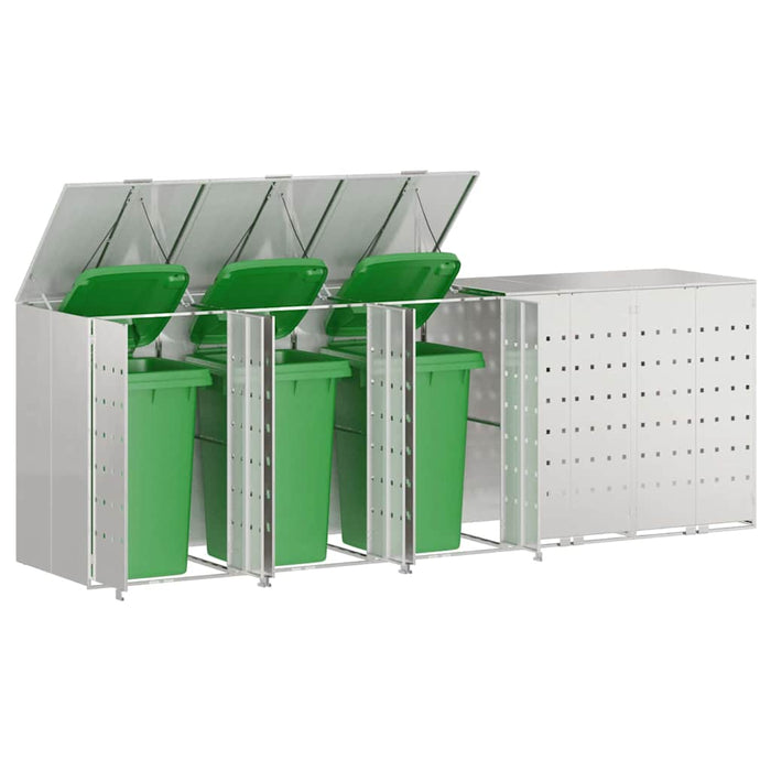Depozitare pentru 3 pubele Wheelie 340 x 77.5 x 115.5 cm - WALTI WALTI