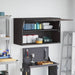Dulap de perete pentru garaj Negru 90 x 40 x 53 cm - WALTI WALTI