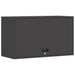 Dulap de perete pentru garaj Negru 90 x 40 x 53 cm - WALTI WALTI
