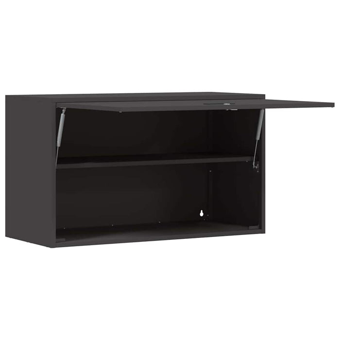 Dulap de perete pentru garaj Negru 90 x 40 x 53 cm - WALTI WALTI