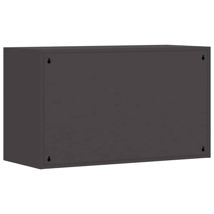Dulap de perete pentru garaj Negru 90 x 40 x 53 cm - WALTI WALTI