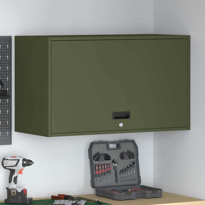 Dulap de perete pentru garaj Olivengrønn 90 x 40 x 53 cm - WALTI WALTI