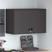 Dulap de perete pentru garaj Negru 80 x 40 x 53 cm - WALTI WALTI