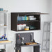 Dulap de perete pentru garaj Negru 80 x 40 x 53 cm - WALTI WALTI