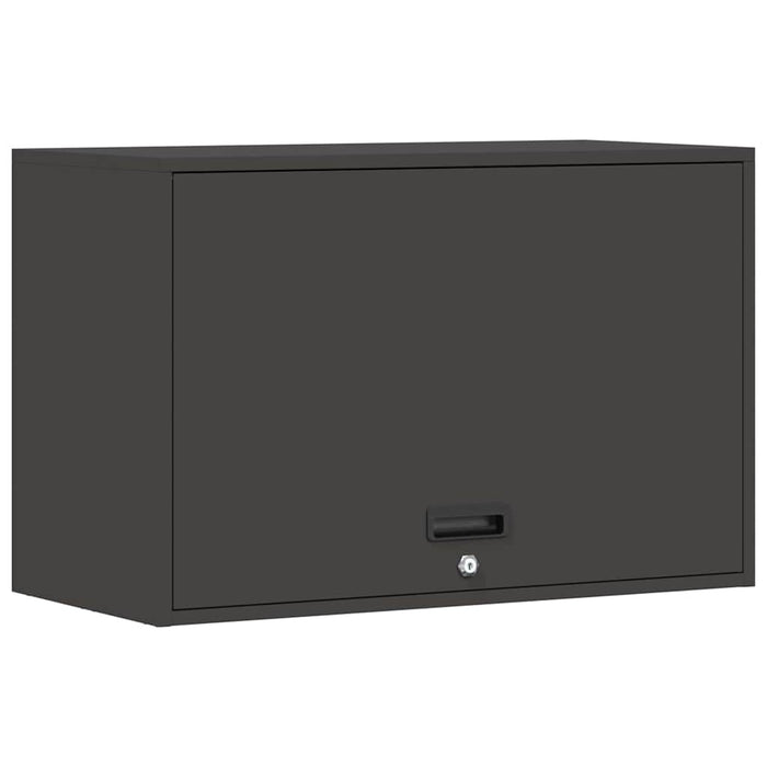 Dulap de perete pentru garaj Negru 80 x 40 x 53 cm - WALTI WALTI