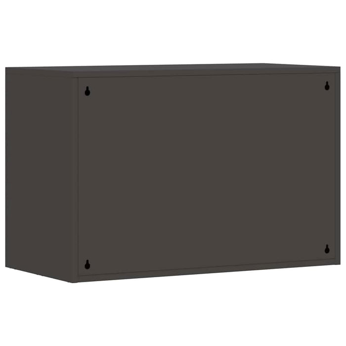 Dulap de perete pentru garaj Negru 80 x 40 x 53 cm - WALTI WALTI