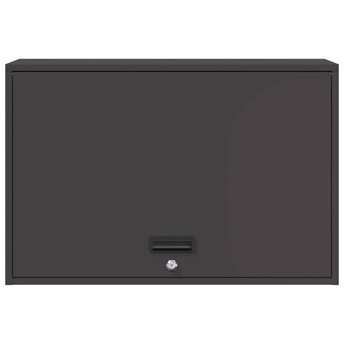 Dulap de perete pentru garaj Negru 80 x 40 x 53 cm - WALTI WALTI