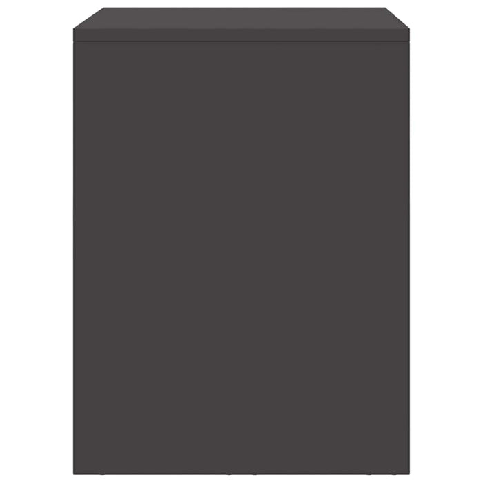 Dulap de perete pentru garaj Negru 80 x 40 x 53 cm - WALTI WALTI