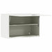 Dulap de perete pentru garaj Alb 80 x 40 x 53 cm - WALTI WALTI