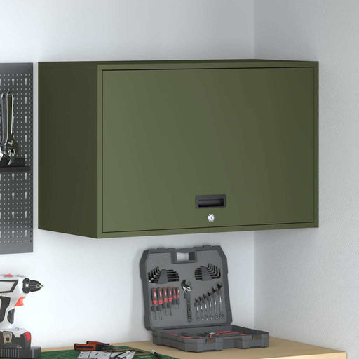 Dulap de perete pentru garaj Olivengrønn 80 x 40 x 53 cm - WALTI WALTI