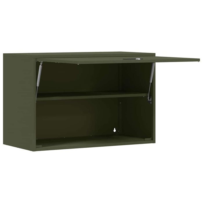 Dulap de perete pentru garaj Olivengrønn 80 x 40 x 53 cm - WALTI WALTI