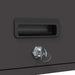 Dulap de perete pentru garaj Negru 60 x 40 x 53 cm - WALTI WALTI