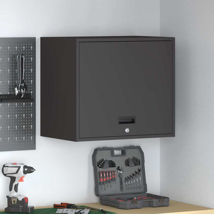 Dulap de perete pentru garaj Negru 60 x 40 x 53 cm - WALTI WALTI