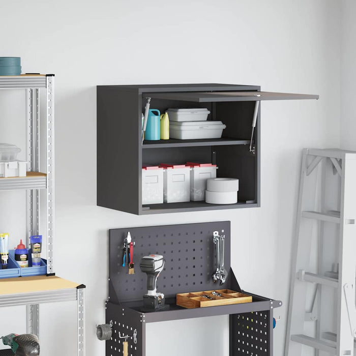 Dulap de perete pentru garaj Negru 60 x 40 x 53 cm - WALTI WALTI