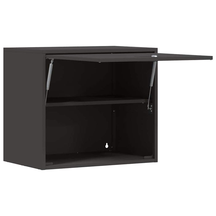 Dulap de perete pentru garaj Negru 60 x 40 x 53 cm - WALTI WALTI