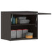 Dulap de perete pentru garaj Negru 60 x 40 x 53 cm - WALTI WALTI