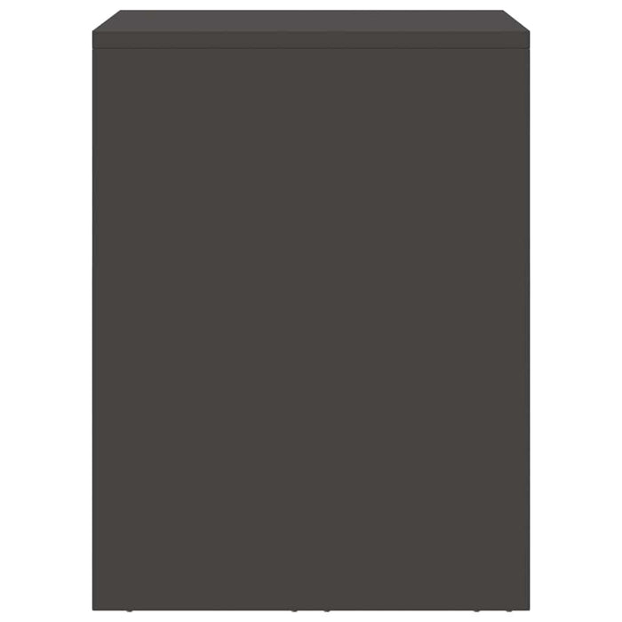 Dulap de perete pentru garaj Negru 60 x 40 x 53 cm - WALTI WALTI