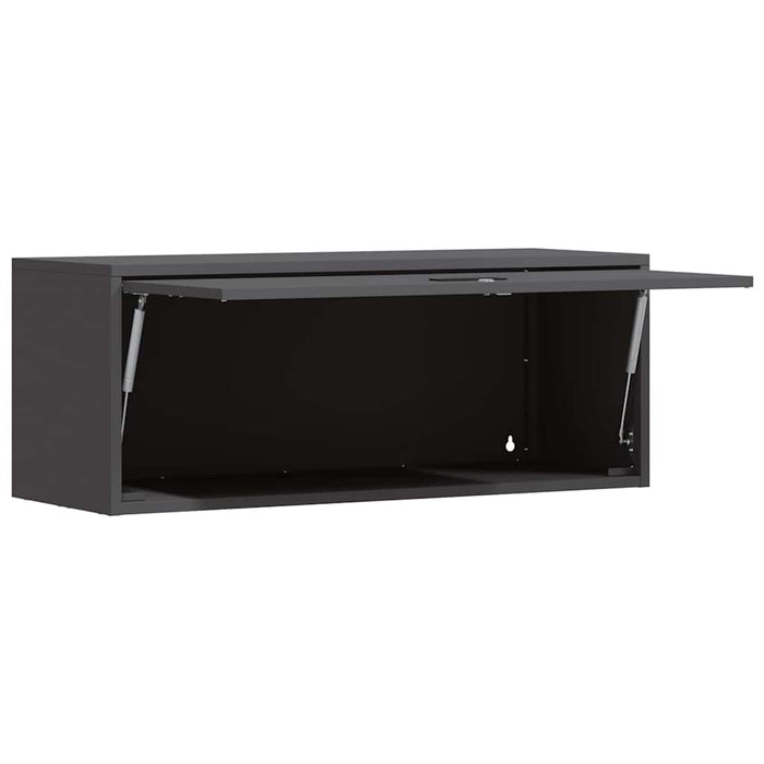 Dulap de perete pentru garaj Negru 90 x 33 x 35 cm - WALTI WALTI