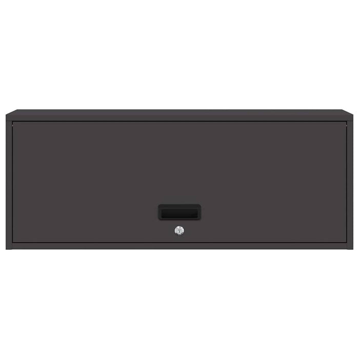 Dulap de perete pentru garaj Negru 90 x 33 x 35 cm - WALTI WALTI