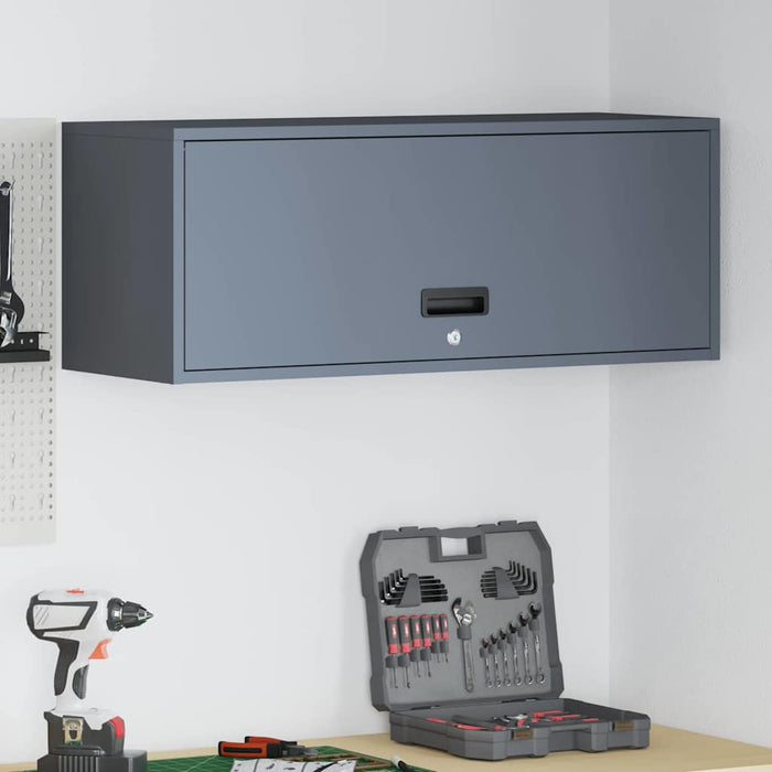 Dulap de perete pentru garaj Antracit 90 x 33 x 35 cm - WALTI WALTI