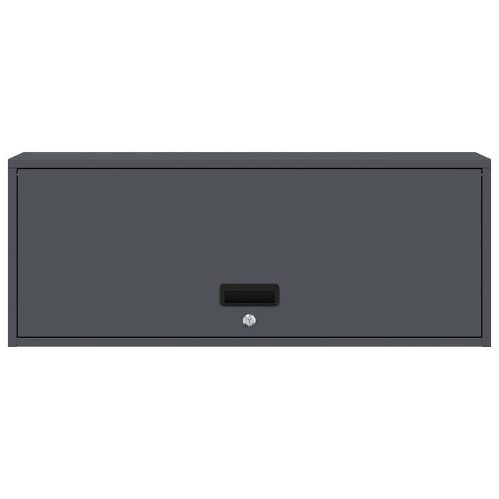 Dulap de perete pentru garaj Antracit 90 x 33 x 35 cm - WALTI WALTI