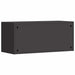 Dulap de perete pentru garaj Negru 80 x 33 x 35 cm - WALTI WALTI