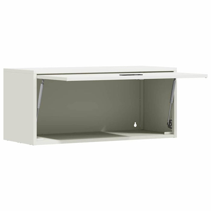 Dulap de perete pentru garaj Alb 80 x 33 x 35 cm - WALTI WALTI