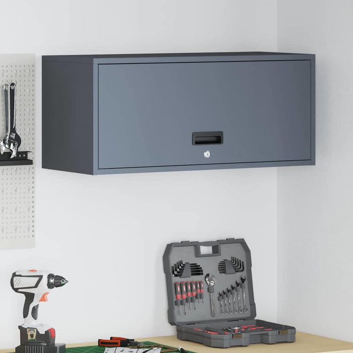 Dulap de perete pentru garaj Antracit 80 x 33 x 35 cm - WALTI WALTI