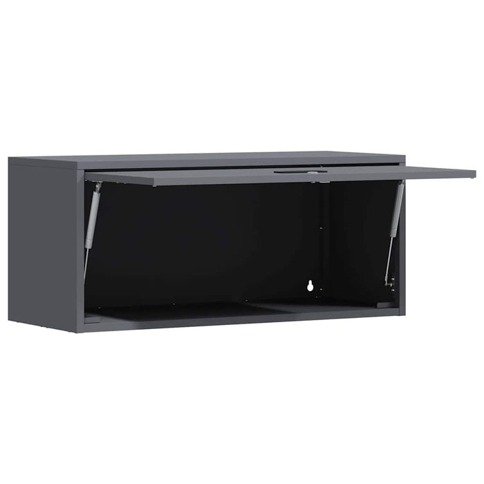 Dulap de perete pentru garaj Antracit 80 x 33 x 35 cm - WALTI WALTI