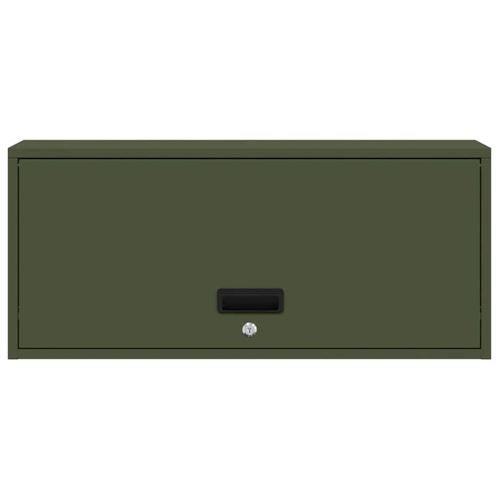 Dulap de perete pentru garaj Olivengrønn 80 x 33 x 35 cm - WALTI WALTI