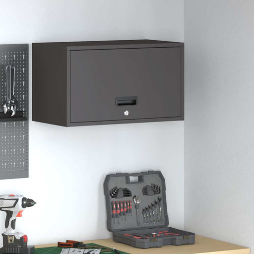 Dulap de perete pentru garaj Negru 60 x 33 x 35 cm - WALTI WALTI