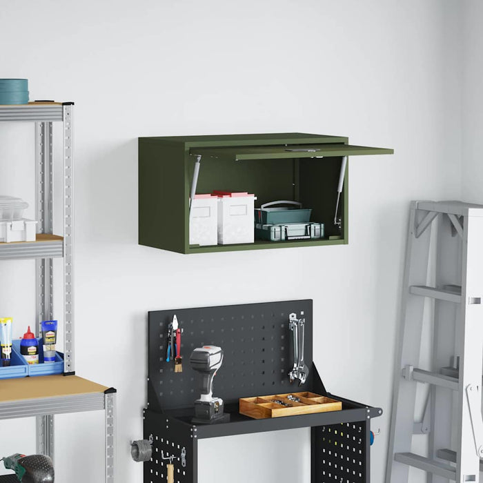 Dulap de perete pentru garaj Olivengrønn 60 x 33 x 35 cm - WALTI WALTI