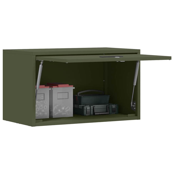 Dulap de perete pentru garaj Olivengrønn 60 x 33 x 35 cm - WALTI WALTI