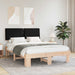 Cadru de pat cu tăblie tapițată cu headboard Negru 160 x 200 cm - WALTI WALTI