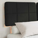 Cadru de pat cu tăblie tapițată cu headboard Negru 140 x 190 cm - WALTI WALTI