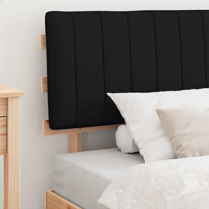Cadru de pat cu tăblie tapițată cu headboard Negru 100 x 200 cm - WALTI WALTI