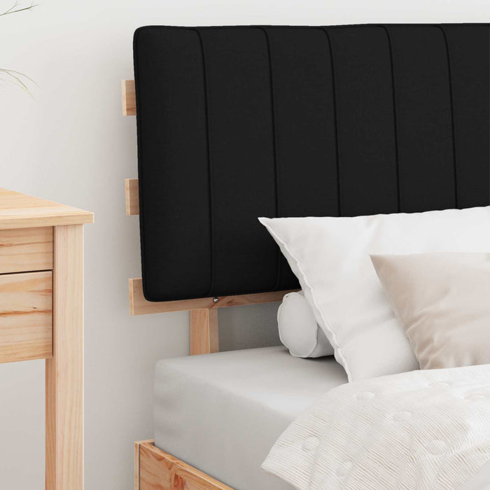 Cadru de pat cu tăblie tapițată cu headboard Negru 90 x 200 cm - WALTI WALTI