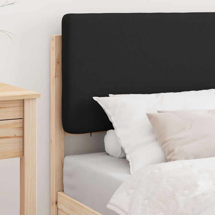 Cadru de pat cu tăblie tapițată cu headboard Negru 90 x 190 cm - WALTI WALTI