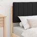 Cadru de pat cu tăblie tapițată cu headboard Negru 75 x 190 cm - WALTI WALTI