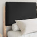 Cadru de pat cu tăblie tapițată cu headboard Negru 140 x 200 cm - WALTI WALTI
